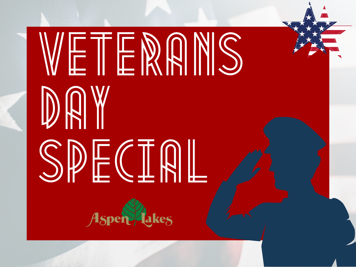Aspen Lakes Veterans Day Special fb post 1